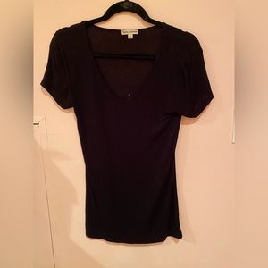Black plain t-shirt
